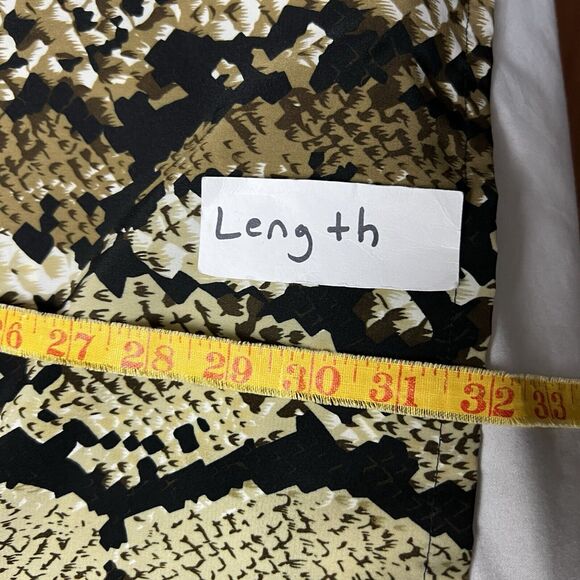 Jordan Woman Top Size 20 Leopard Print Flowy Button Up Blouse Shacket Boho - Picture 8 of 10